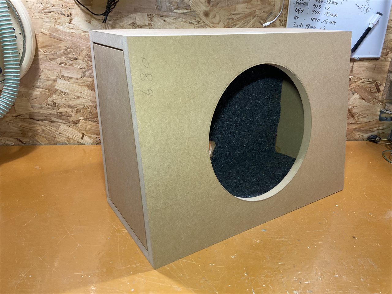 オリジナルスピーカーバッフル